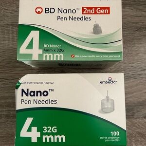 BD Nano 2nd Gen Pen Needles 4mm 32G